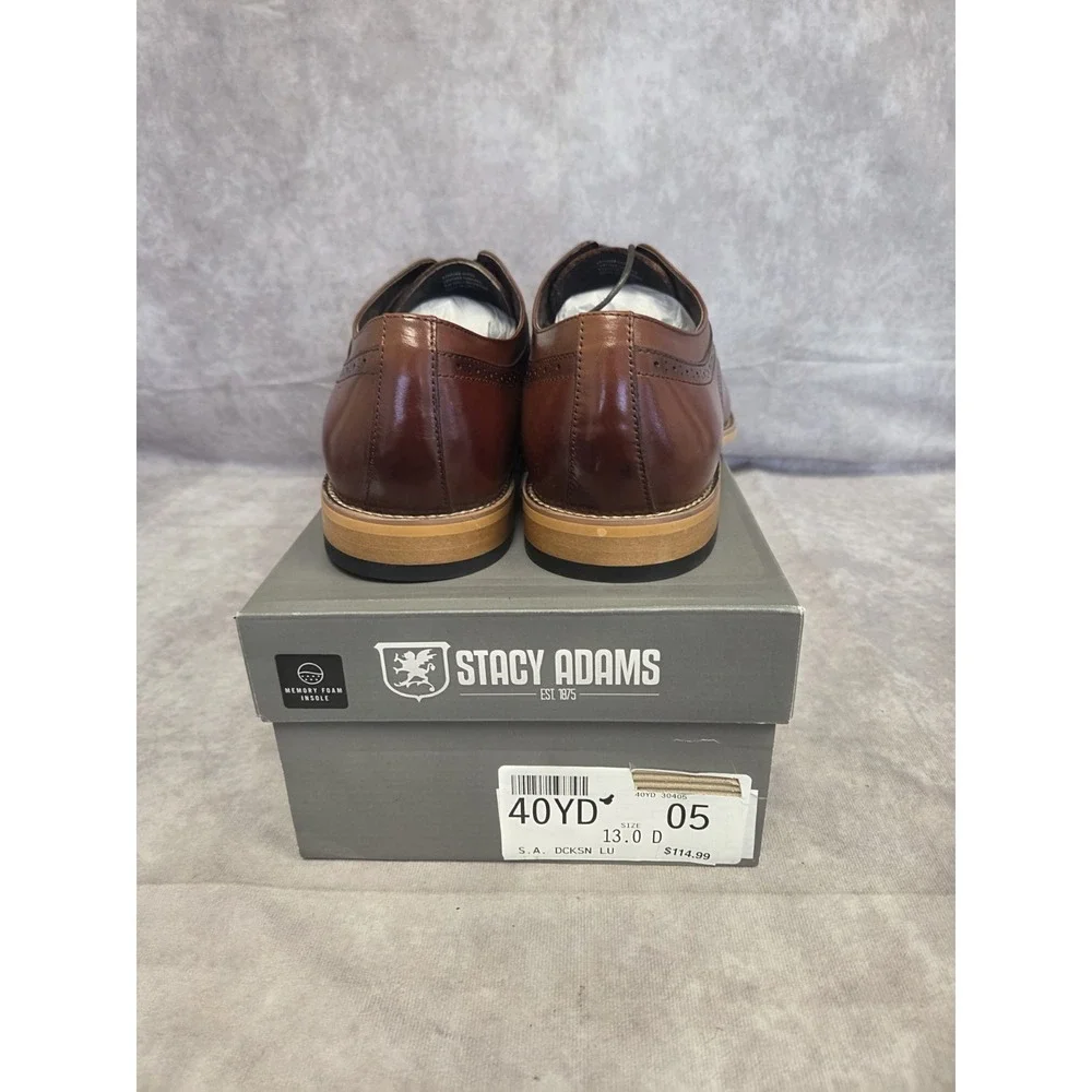 Stacy Adams Mens Dress Shoes SZ 13 D BRN Dickerson